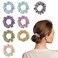 Scrunchies for Women,Silk Satin Hair Scrunchies,Elastic Strengthening Hair Ties,Ponytail Holder Suitable for Thick Thin Hair,Luxury Scrunchy for Girls(8 PCS Multicolor)