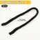 Spiral Lock Hair Tie, 3 Pcs Long Dreadlock Accessory Ponytail Holders Bendable Dread Bands for Women Men Long Thick Curly Hair, Black