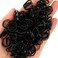 500pcs Black Hair Elastics Mini Hair Rubber Bands Non-slip Black Hair Ties for Hair