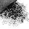 500pcs Black Hair Elastics Mini Hair Rubber Bands Non-slip Black Hair Ties for Hair