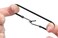 IUAQDP 36 Pieces Elastic Hair Ties with Hook Clips - Ponytail Holders, Rubber Bungee Hair Bands for Thick Hair Styling for Women and Girls, Black