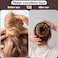 Hair Donut Bun Maker Kit - Updos Sock for Long Hair, Bun Holder with Hair Clips (1 Extra Large, 2 Large, 2 Medium, 2 Small)