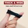 150PCS Hair Ties, IKOCO Black Hair Ties for Women No Damage, Cotton Seamless Ponytail Holders for Thick Hair