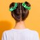 WILLBOND 8 Pieces Irish Green Scrunchies Hair Ties St Patrick's Day Hair Accessories Velvet Cotton Satin Chiffon Elastic Bands Ropes Ponytail Holders St Patrick Gifts for Girls or Women