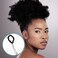 2Pcs Adjustable Hair Ties, Hair Ties for Thick, Length and Lock Hair Stretcher, Thick Ties for Buns, Soft Locs, Dreads, Curly Hair&amp;Afro Puffs