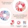 12Pcs Velvet Hair Scrunchies, Premium Elastic Tie-Dye Scrunchies and Ponytail Holders No Damage Hair Ties Accessories Valentine's Day Christmas Gifts for Women Girls