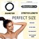 Cutebe 8 Pack Hair Ties Silk Scrunchies for Women Soft Satin Hair Scrunchies Elastic Hair Ties No Damage Ponytail Holders Rubber Bands Hair Accessories Gifts (Black (4 Pack))