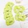Light Green Scrunchies Velvet, Soft Hair Scrunchie Elastic Hair Bands, Solid Colors Thick Scrunchy Hair Ties, Hair Accessories for Women and Girls, 12 Pack