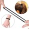 Chuangdi 200 Pcs Hair Ties Bulk Elastics Hair Bands No Metal Ponytail Holders No Crease Thick Seamless Hair Ties for Women Men(2 Inch,Black)