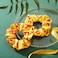 Waydress 24 Pcs Softball Hair Scrunchies, Satin Hairbands Scrunchy Softball Gifts for Girls, Softball Pattern Hair Ties for Women Player Team, Yellow (24 Count)