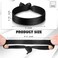 36 Pcs Knotted Flat Elastic Hair Ties for Men - No Crease Breakage Ponytail Holders, Strong Accessories for Thick Long Curly Hair
