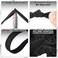36 Pcs Knotted Flat Elastic Hair Ties for Men - No Crease Breakage Ponytail Holders, Strong Accessories for Thick Long Curly Hair