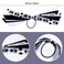 MTLEE Soccer Hair Ties, 10 Pieces - Hair Scrunchies with Ribbon, Ponytail Holders for Girls Women Players, Football Pattern, Elastic Design - Ideal Football Birthday Party Supplies