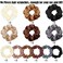 96 Pieces Satin Scrunchies Hair Tie Bulk Silk Elastic Ponytail Holders Ropes Comfortable Hair Bands Accessories for Girls Women Teens Birthday Gift(Colorful)