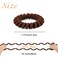 24 Pieces Spiral Ponytail Holders - Coil Hair Ties for Thick and Thin Hair, No Crease Ties for Women, Girls, and All Hair Types (Light Brown, Dark Brown, Dark Grey, Black)