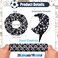 WILLBOND 20 Pieces Soccer Hair Scrunchies, Soft Silk Satin Sport Hair Ties for Girls, Women, Player Team, Christmas (Mixed Colors)