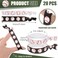 Hanaive 20 Pcs Softball Hair Ties Elastic Hair Bands Bracelets No Crease Ribbon Softball Accessories for Women(Baseball)