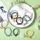 48 Pcs Girls Knotted Hair Ties: Adjustable Bow Ponytail Holders with Elastics for Women