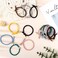 48 Pcs Girls Knotted Hair Ties: Adjustable Bow Ponytail Holders with Elastics for Women