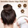 720 Pcs Mesh Hair Nets Bulk 24 Inches Black Elasticity Invisible Elastic Wig Nets Mesh Hairnets Hair Accessories for Women, Bun Making, Ballet, Kitchen Food Service