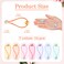 14 Pcs Double Balls Elastic Ponytail Holders Colorful Kids Hair Ties with Balls Cute Circle Bubble Hair Bands Rubber Elastics Ties for Baby Toddler Girls Women (Stylish Style)