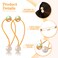 14 Pcs Double Balls Elastic Ponytail Holders Colorful Kids Hair Ties with Balls Cute Circle Bubble Hair Bands Rubber Elastics Ties for Baby Toddler Girls Women (Stylish Style)