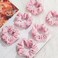 Juexica 100 Pcs Pink Velvet Scrunchies Bulk Women Soft Pink Hair Ties Ropes Cute Scrunchy Elastics Solid Color Thick Elastic Bands Hair Accessories for Women Girls Kids Baby Ponytail