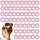 Juexica 100 Pcs Pink Velvet Scrunchies Bulk Women Soft Pink Hair Ties Ropes Cute Scrunchy Elastics Solid Color Thick Elastic Bands Hair Accessories for Women Girls Kids Baby Ponytail