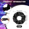 Taiyin 24 Pieces Shiny Metallic Scrunchie Solid Scrunchies Hair Ties Hair Elastics Accessories Elastic Band for Women Gym Dance Cheerleading Softball Volleyball Baseball Team(Black)