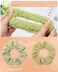 5 PCS Furry Scrunchies -Elastic Hair Scrunchies Fur Hair Ties Ponytail Holder Hair Bands Fuzzy Hair Accessories for Women and Girls (Green)