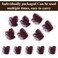Hair Nets, 20 Pcs Invisible Mesh Hairnets for Women Bun Elastic Edge Wig Nets Hair Bun Net for Dance Ballet Bun Maker, Individual Package (Brown)