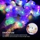 4Pcs Purple LED Scrunchies, Glow in the Dark Party Supplies, Hair Tie for Women &amp; Girls