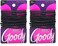 Goody Nonslip Womens Elastic Hair Tie - 10 Count, Black - 4MM for Medium Hair- Ouchless Hair Accessories for Women Perfect for Long Lasting Braids, Ponytails and More - Pain-Free (Pack of 2)