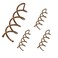 Mini Skater 1.96 Inch Brown Spiral Hair Pins Spin Pins Non-Scratch Round Tips Twist Screw Hair Pins for Women Buns DIY Stylish Updos, Premium 4Pack