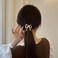 Hair Ties for Women Bowknot Hair Ties for Girls Elegant Elastics Rubber Hair Scrunchies for Long Thick Gold Silver Metal Hair Ties Ponytail Holder Hair Accessories Gifts for Girls 2Pcs