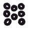 8pcs Plush Scrunchie Hair ties Large Scrunchie fluffy tied Hair Rope Cute Elastic Hair Bands Scrubchy Hair Accessories for Women and Girls (Black)