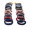 Design of Rectangular Pattern Hair Ties with Seamless High Elastic Thickening in Ponytail Holders (Multiple Colors with 20 Pcs Packing)