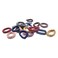 Design of Spiricle Pattern Hair Ties with Seamless High Elastic Thickening in Ponytail Holders (Multiple Colors with 20 Pcs Packing)