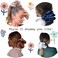 Jumbo Oversized XL Satin Scrunchies for Women Girls, Frizz Prevention, Sleep Hair Holder, Large Elastic Ties Band for Ponytail Bun, Hair Ties for Breakage Prevention - White