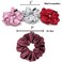 Jumbo Oversized XL Satin Scrunchies for Women Girls, Frizz Prevention, Sleep Hair Holder, Large Elastic Ties Band for Ponytail Bun, Hair Ties for Breakage Prevention - White