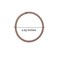 Heliums Large Hair Ties - Auburn - 30 Pack, 2.25 Inch Thick Ponytail Holders, 4mm Hair Elastics