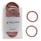 Heliums Large Hair Ties - Auburn - 30 Pack, 2.25 Inch Thick Ponytail Holders, 4mm Hair Elastics