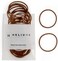 Heliums Thin Hair Elastics - Brown - 2mm Ties for Thin Hair, 1.75 Inch, Medium Hold No Damage Ponytail Holders - 40 Count