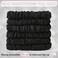 6PCS 100% Mulberry Silk Scrunchies Small Black Silk Hair Ties No Damage Satin Hair Scrunchies for Women Girls Simple Versatile High Elasticity DEMAZALO