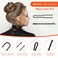 500PCS Bobby Pins Black Hair Pins U Shaped Hair Pins and Hair Rubber Bands for Women &amp; Girls with Storage Box, 2inch, 2.36inch