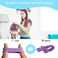 Antye 100Pcs Hair Ties Any Fit No Damage Seamless Elastic Ponytail Holders for Thick or Thin Hair, No Snag, Dent or Breakage, Suitable for Baseball &amp; Tennis (Lavender Purple)
