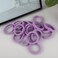 Antye 100Pcs Hair Ties Any Fit No Damage Seamless Elastic Ponytail Holders for Thick or Thin Hair, No Snag, Dent or Breakage, Suitable for Baseball &amp; Tennis (Lavender Purple)