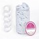 White Cotton Fabric Hair Ties, Soft Seamless Ponytail Scrunchies Elastic Bands for Women&rsquo;s Braided Curly Thin Thick Hair No Damage Crease 1.5 Inch 100 pcs