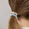 Juome 20Pcs Bracelet Hair Ties, 5 Styles Boho Hair Ties for Women/Girls Ponytail Holders, No Damage Rubber Band Hair Elastics for Thick Hair (4 Colors)