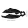 2 Pcs Knotted Bow Satin Hair Scrunchie Hair Scarf with Tail Hair Scrunchies Elastic Hair Scarf Ponytail Holder for Women and Girls (Black)